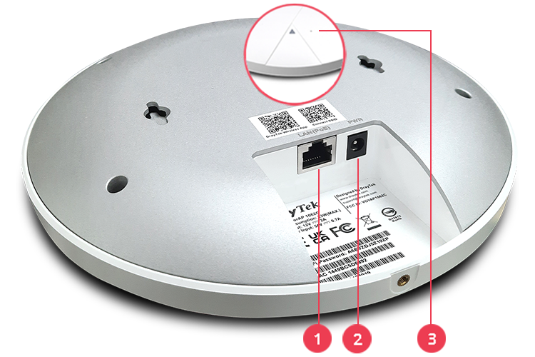 VigorAP 1062C
4x4 AX6000 Dual Band WiFi 6 Ceiling AP