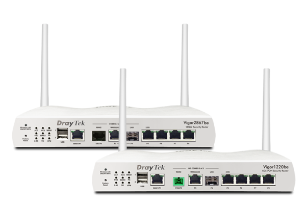 Novinka: Vigor 2867be a Vigor 1220be s WiFi 7