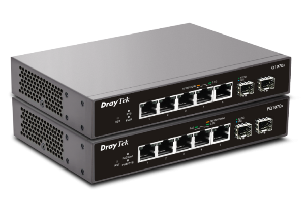 Novinky: VigorSwitch Q1070x a PQ1070x